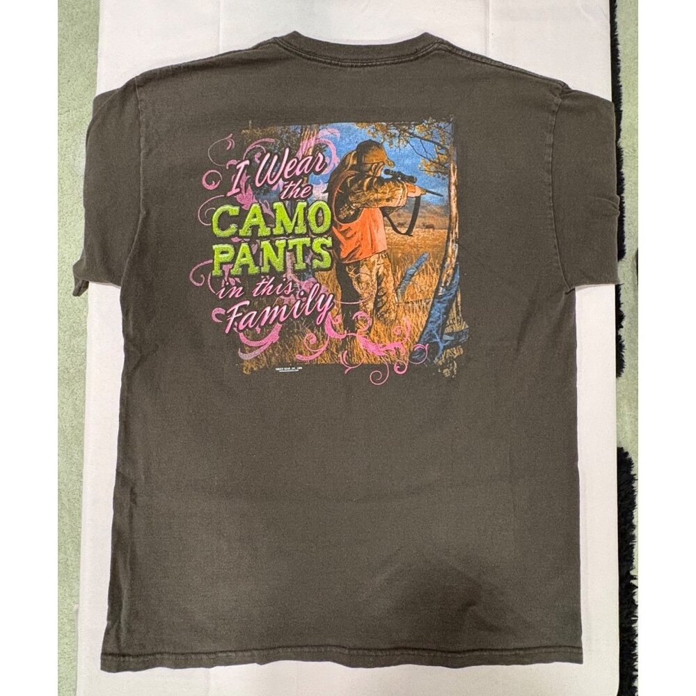 Hunting-Themed T-Shirts Bundle - Mossy Oak & Buck Wear 3 Shirts Large - Picture 5 of 7